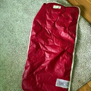 Gucci Red changing pad with White Trim